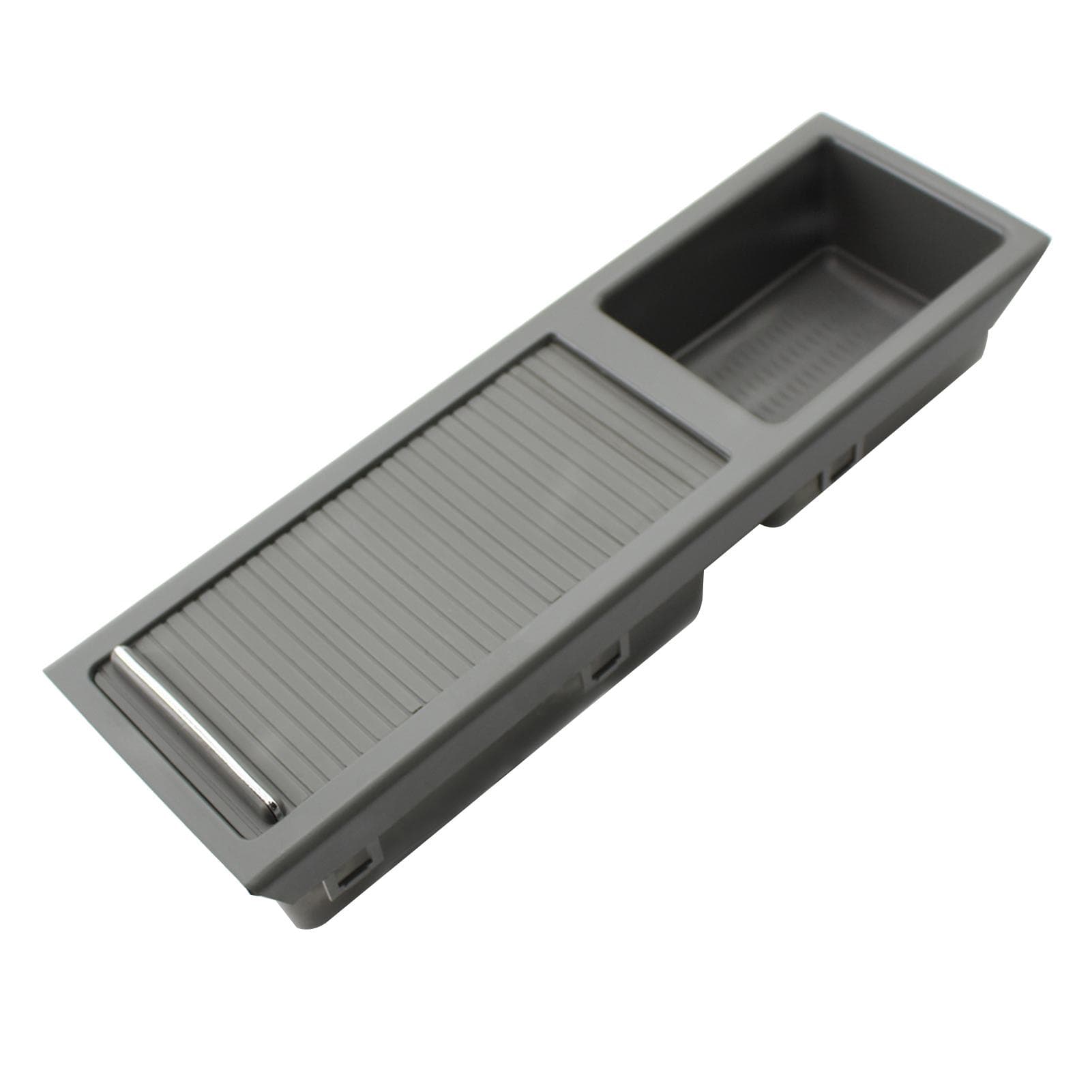 Car Front Center Console Drink Cup Holder Coin Holder Interior Storage Tray Replacement for BMW 3 grey