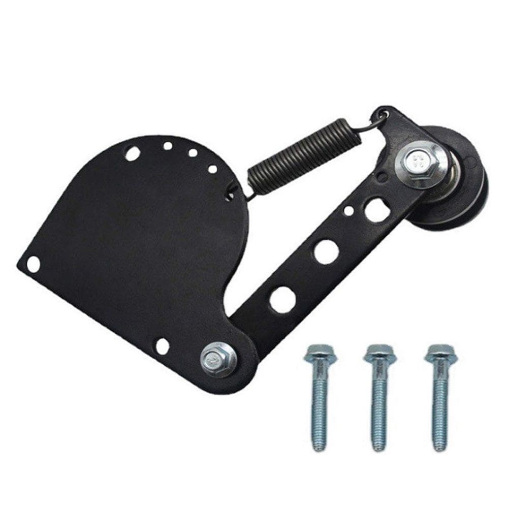 Spring Loaded Chain Tensioner Kit Metal Pulley Chain Adjuster Compatible with 49CC 66CC 80CC Engine black