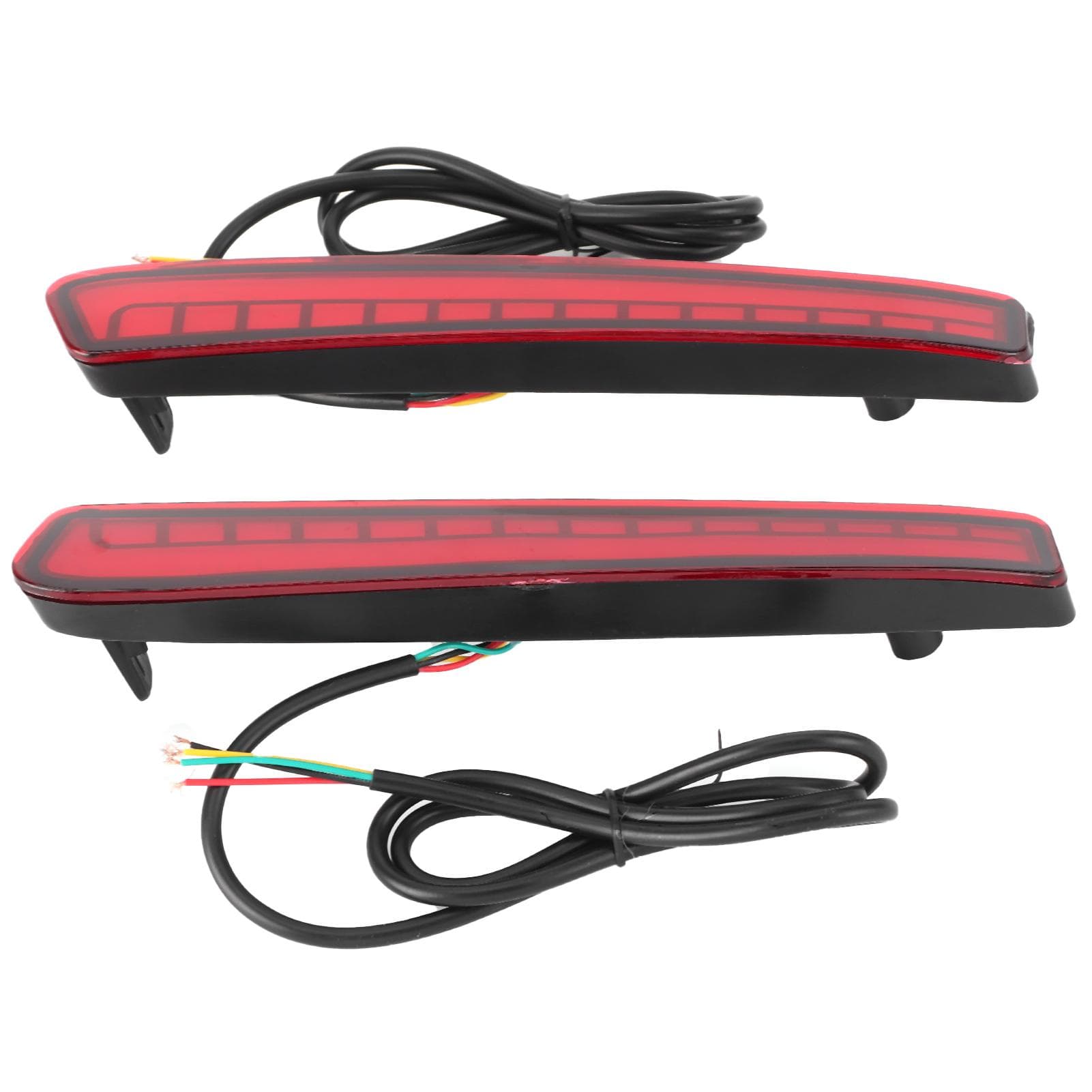 LED Tail Bumper Light Red Dynamic Turn Signal Brake Lamp Fit for Corolla Levin E210 Sedan 4Door