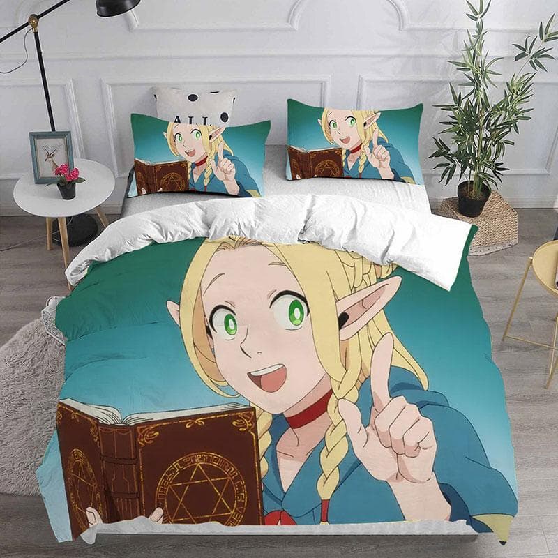 3D Cartoon Delicious in Dungeon Bedding Sets Comforter Quilt Bed Cover Duvetcover Pillow Case 2-3 Pieces Sets Bedroom Decoration EU Twin 135x200cm