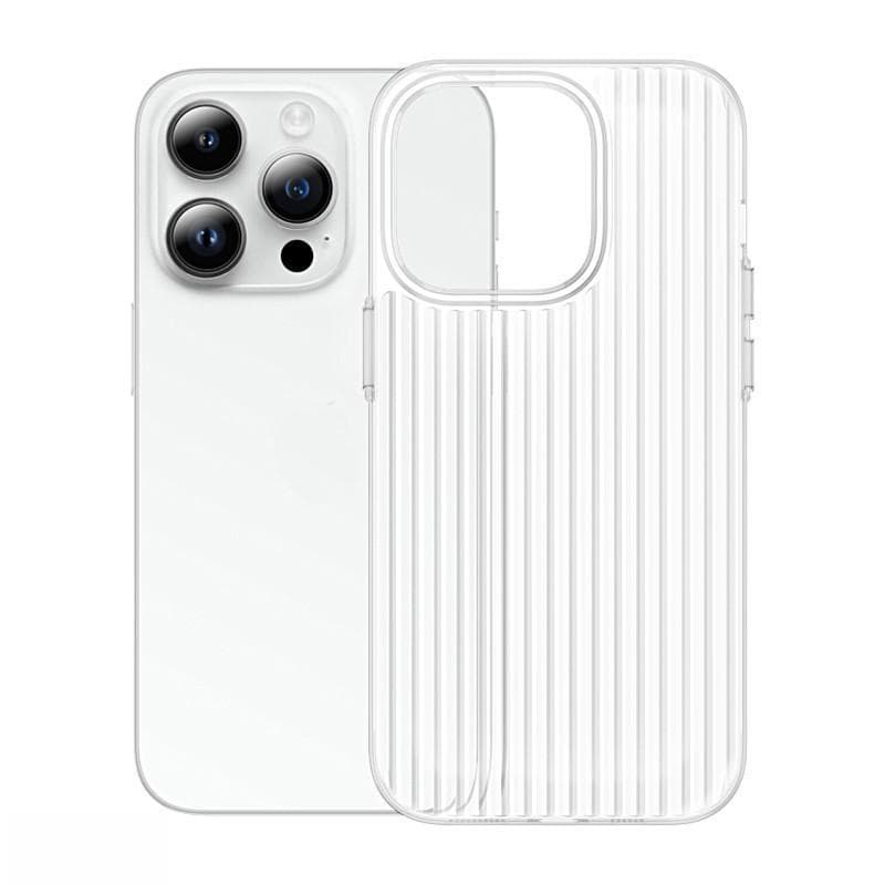 Corrugated Stripes Suitable for IPhone16proMax Matte Phone Case Apple 15 Ice Fog Ultra-thin Anti-fall Protection Case iPhone16plus