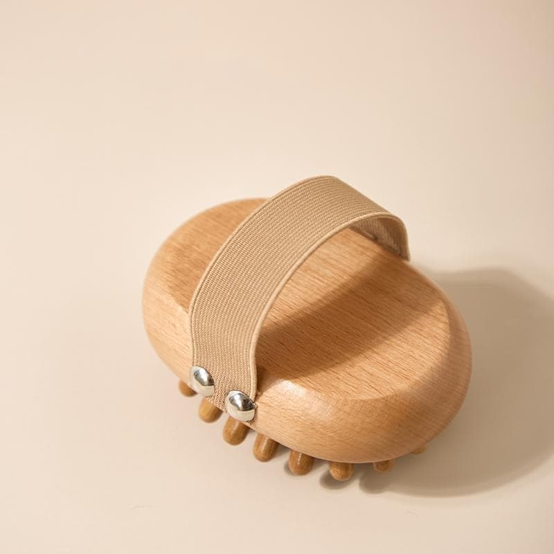 Massage Meridian Brush Stomach Wooden Airbag Scalp Brush Five Elements Body Unblocking Abdominal Massage Leg Massage Tool