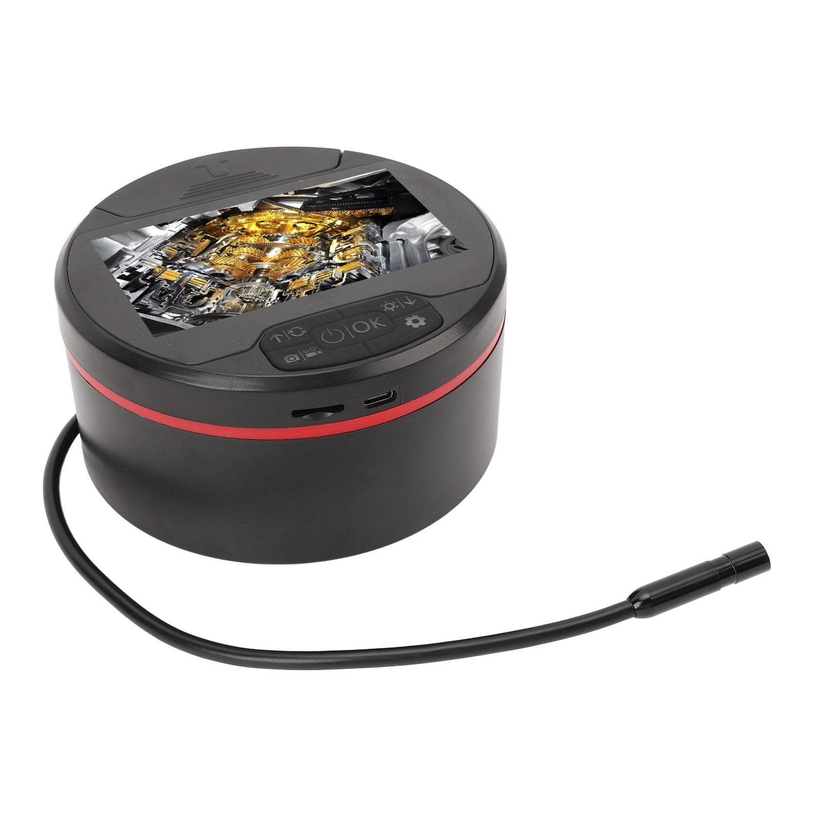8mm Endoscope High Definition 4.3 Inch Screen IP67 Waterproof Inspection Camera for Car Engine Pipe