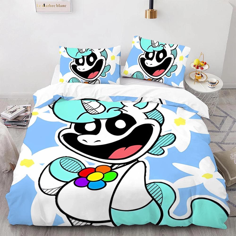 Anime Cartoon S-Smiling Critters Horror Game CATNAP DOGDAY Duvet Cover Sets Printed Bedding Set Double Queen King Size 2/3pcs cot size70x133cm2pc