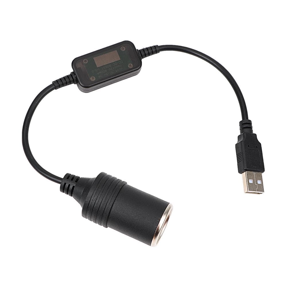 USB 5V To 12V Converter Adapter Wired Controller Auto Interior Accessories Plug Connector Adapter Charger Cable Socket