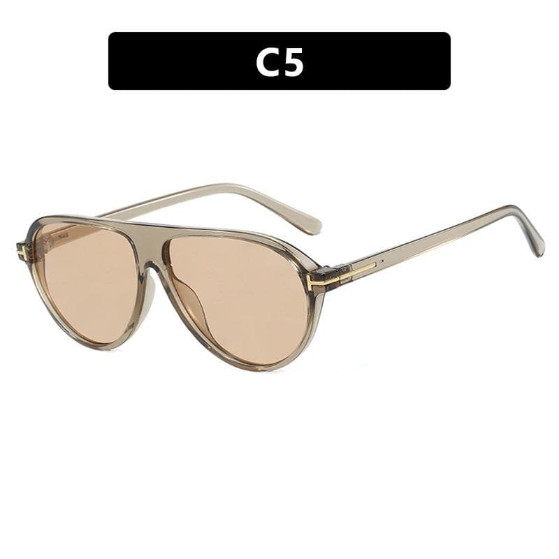Vintage Aviator Sunglasses Women Men UV400 Protection Windproof Oval Style Goggle Sunshine Eyeglasses Fashion