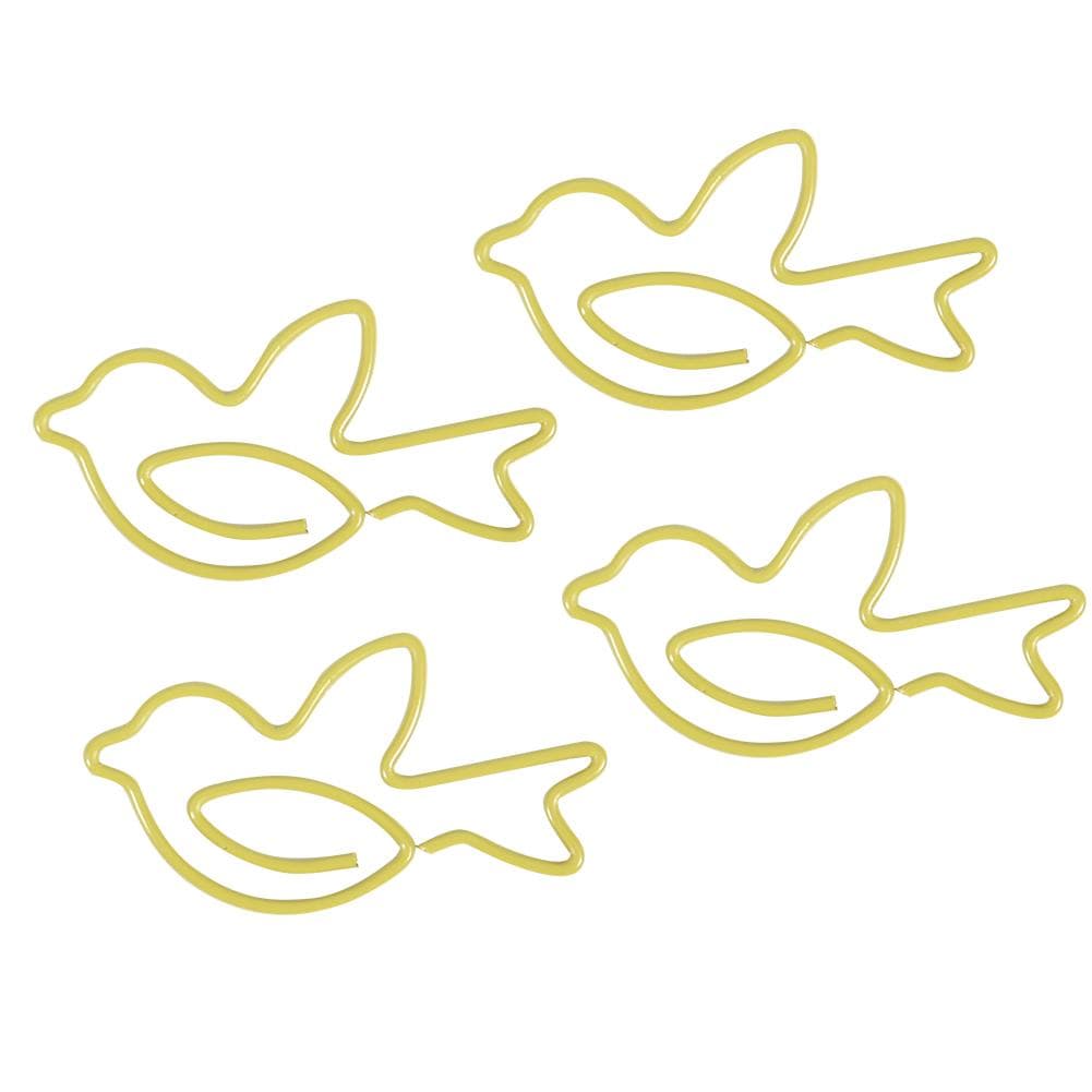 12 Pcs Clip Pigeon Shaped MultiFunction Thickened Pigeon Paper Clip 3x2cm Office Home Use