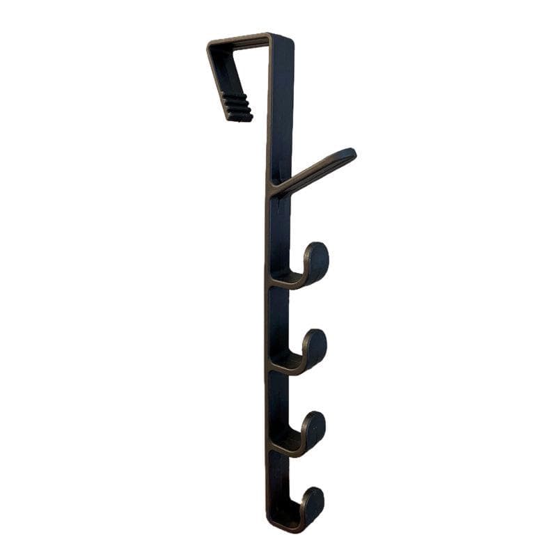Door Hanger Hook Hanging Racks Cupboard Cabinet Rack Hat Clothes Bag Hanger 1PC black