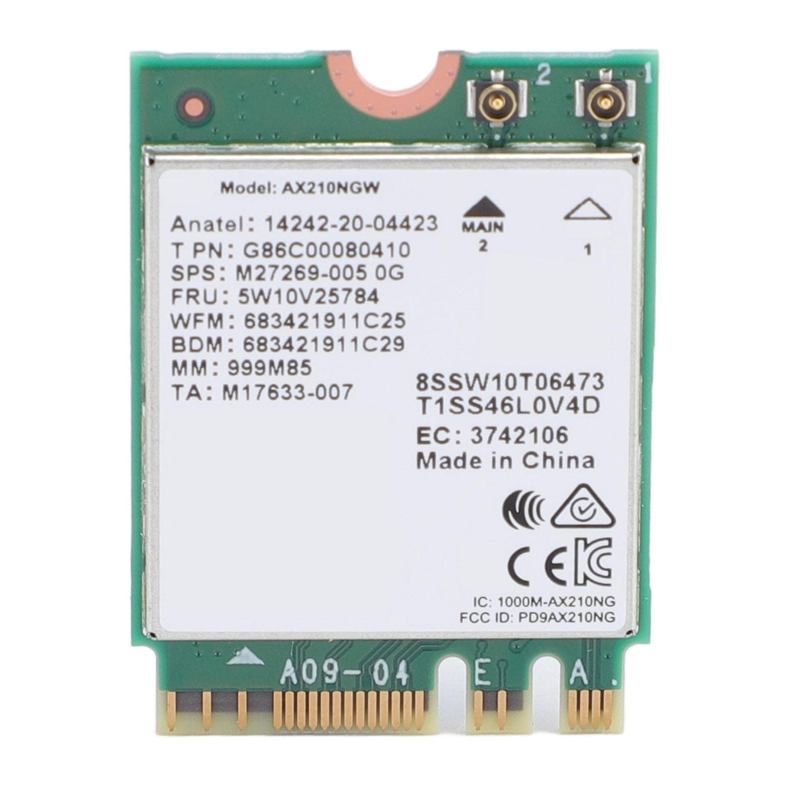 For AX210NGW Wireless Card Wireless 6E Bluetooth 5.3 Network Card Tri Band Wireless Module for