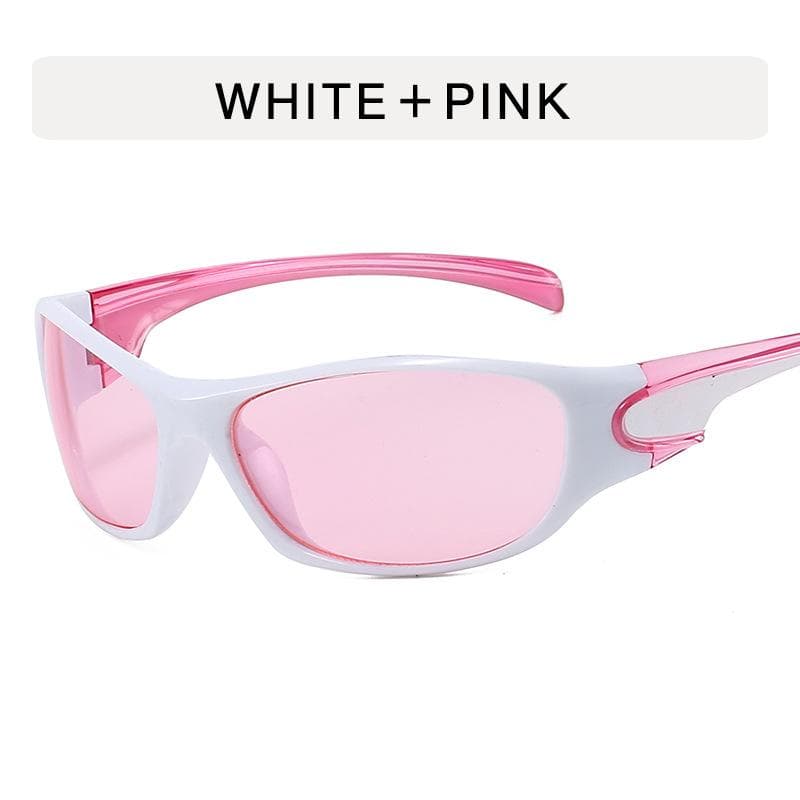 Retro Y2K Oval Sunglasses Women Fashion Sports Goggles Cat Eye Sun Glasses Ladies Gafas De Sol Trendy 1PC