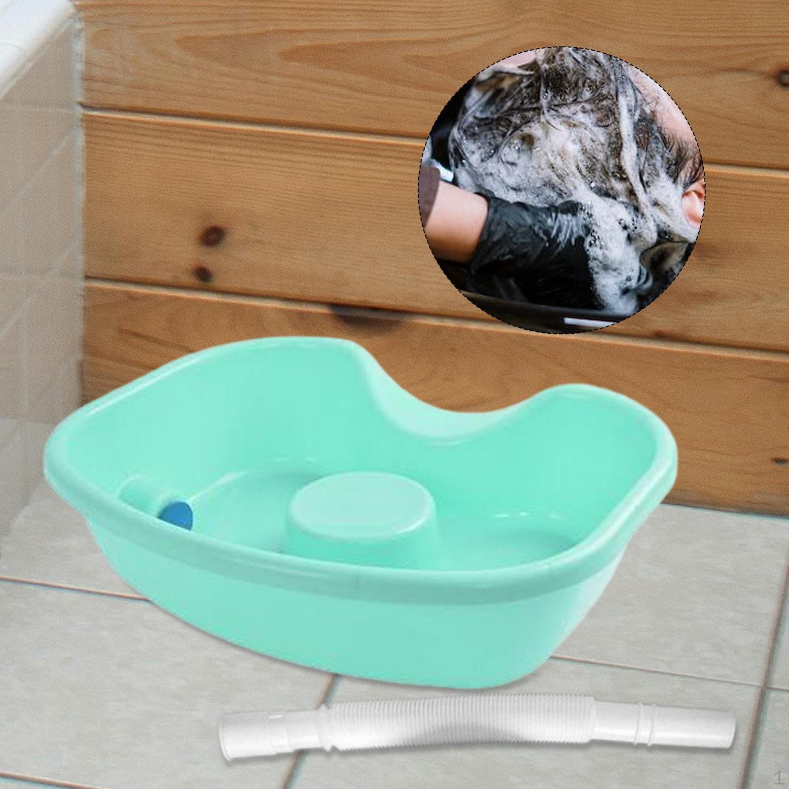 Hair Washing Basin Shampoo Bowl Bathroom Accessories Portable Sink Attachment Wash in Bed Style B