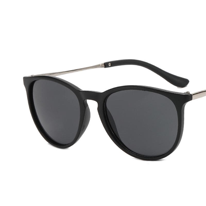 Brand Designer Round Cat Eye Sunglasses Men Retro Vintage Fashion Driving Mirror Clear Shades only 1pcs sunglasses