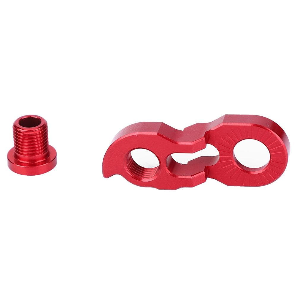 1 Set Aluminium Alloy Rear Derailleur Hanger Extension Extender for Road Bike Mountain Bicyclesred