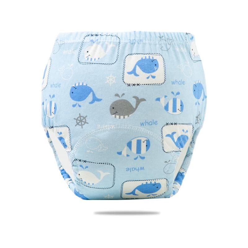 6 Layer Waterproof Reusable Cotton Baby Training Pants Infant Shorts Underwear Cloth Baby Diaper Nappies Panties Nappy Changing 100 yards [16-26 kg]