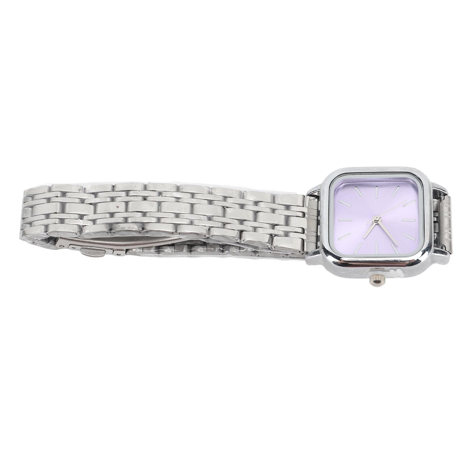 Women Quartz Watch Alloy Steel Strap Stylish Waterproof Ladies Square Wrist Watch for Daily Life
