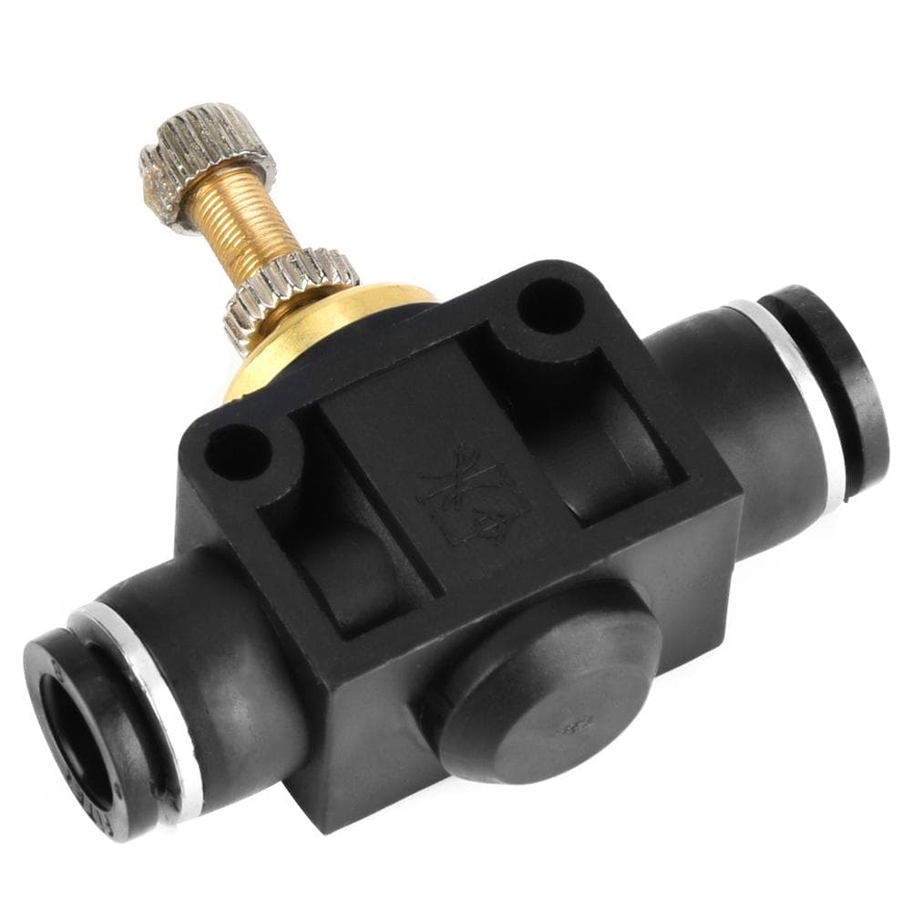 468mm Tube Air Flow Controller T Shape Pipe Pneumatic Fitting Regulator Valve(6mm)