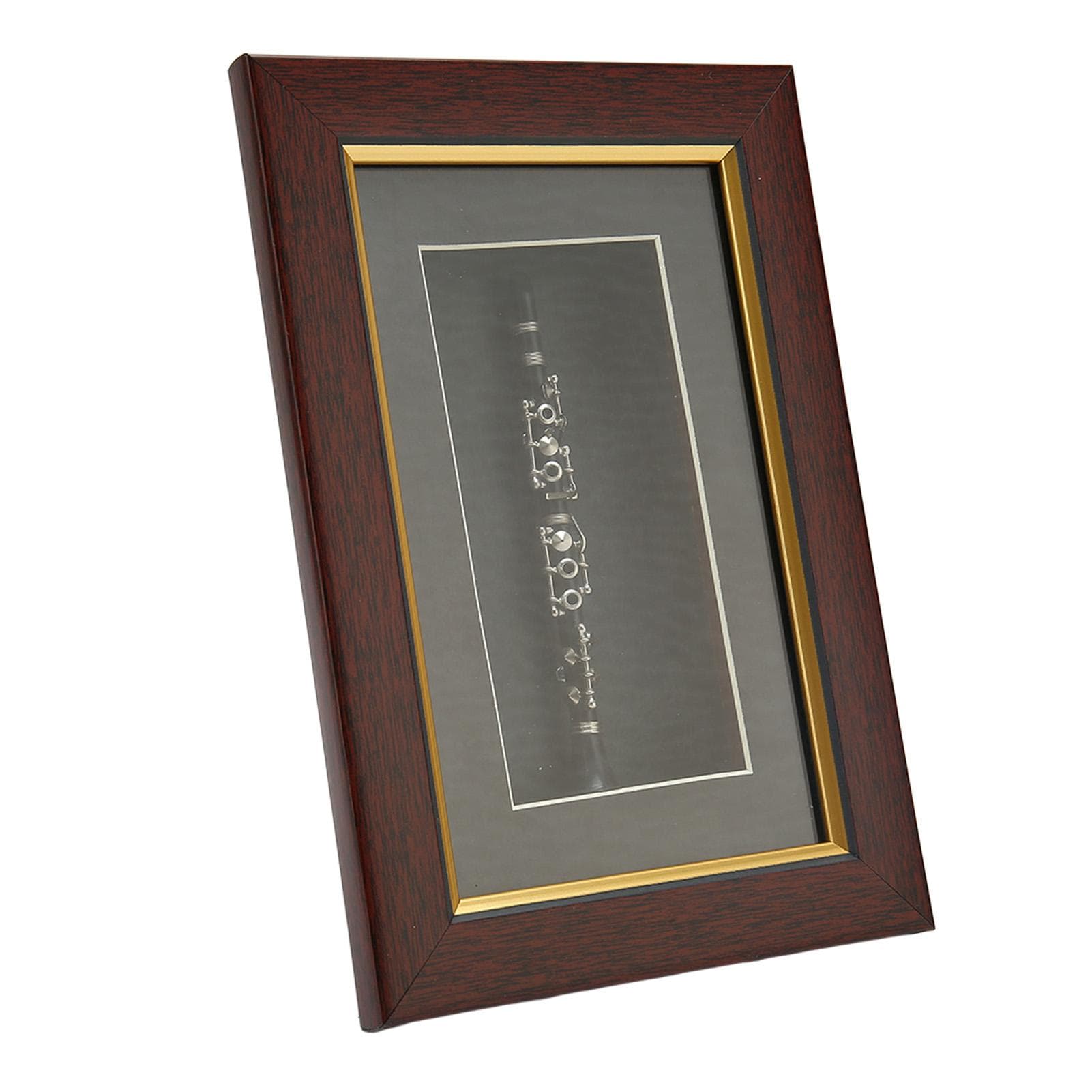 Miniature Flute Exquisite Color Photo Frame Packed Elegant Durable Mini Flute Model for Table Shelf