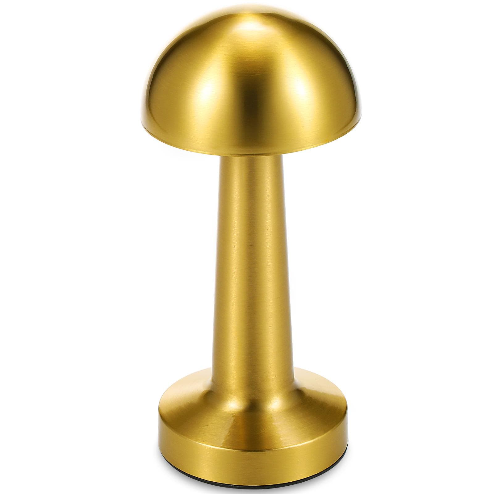Retro Metal Table Lamp Touch Control LED Desk Lamp Cordless Bedside Nightstand Lamp 3 gold