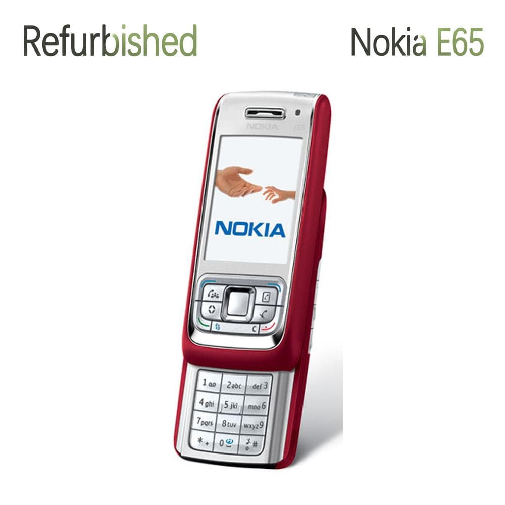 Refurbished Nokia Original Nokia E65 Mobile Phone With 1 SIM Simple Set pink