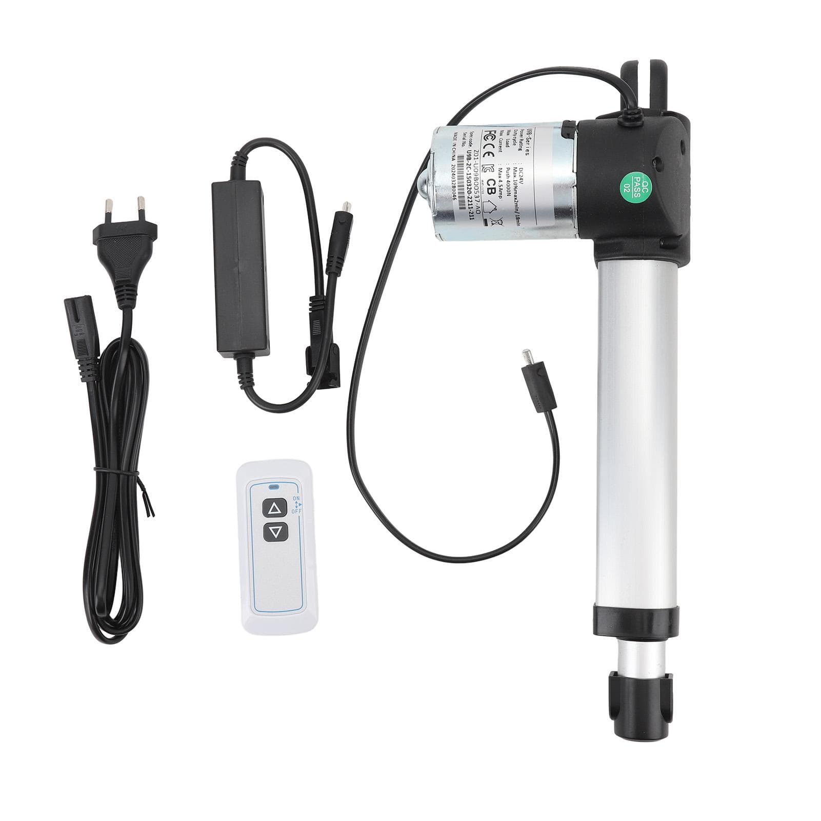 Electric Recliner Actuator Replacement Kit 6.1in Stroke High Sensitivity ABS Aluminum Recliner