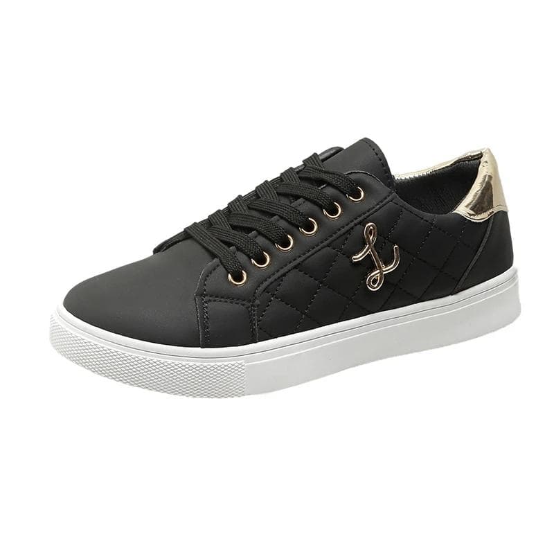 Women's Sneakers Fashionable Flats Women's Soft Sole Walking Vulcanized Shoes Women's Casual Sneakers Zapatos De Mujer 35