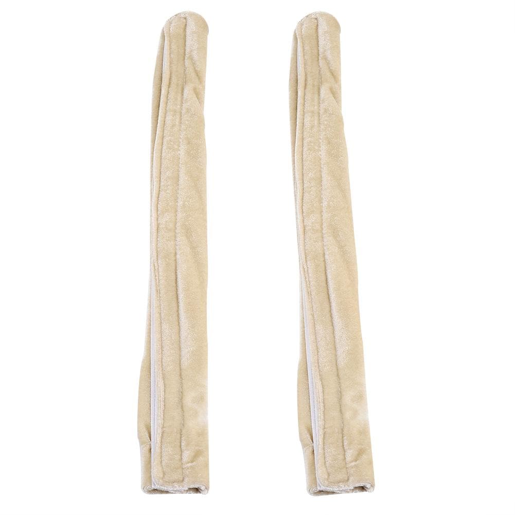 2PCS Refrigerator Door Handle Cover Oven Antiskid Gloves for Kitchen Appliance(Beige)