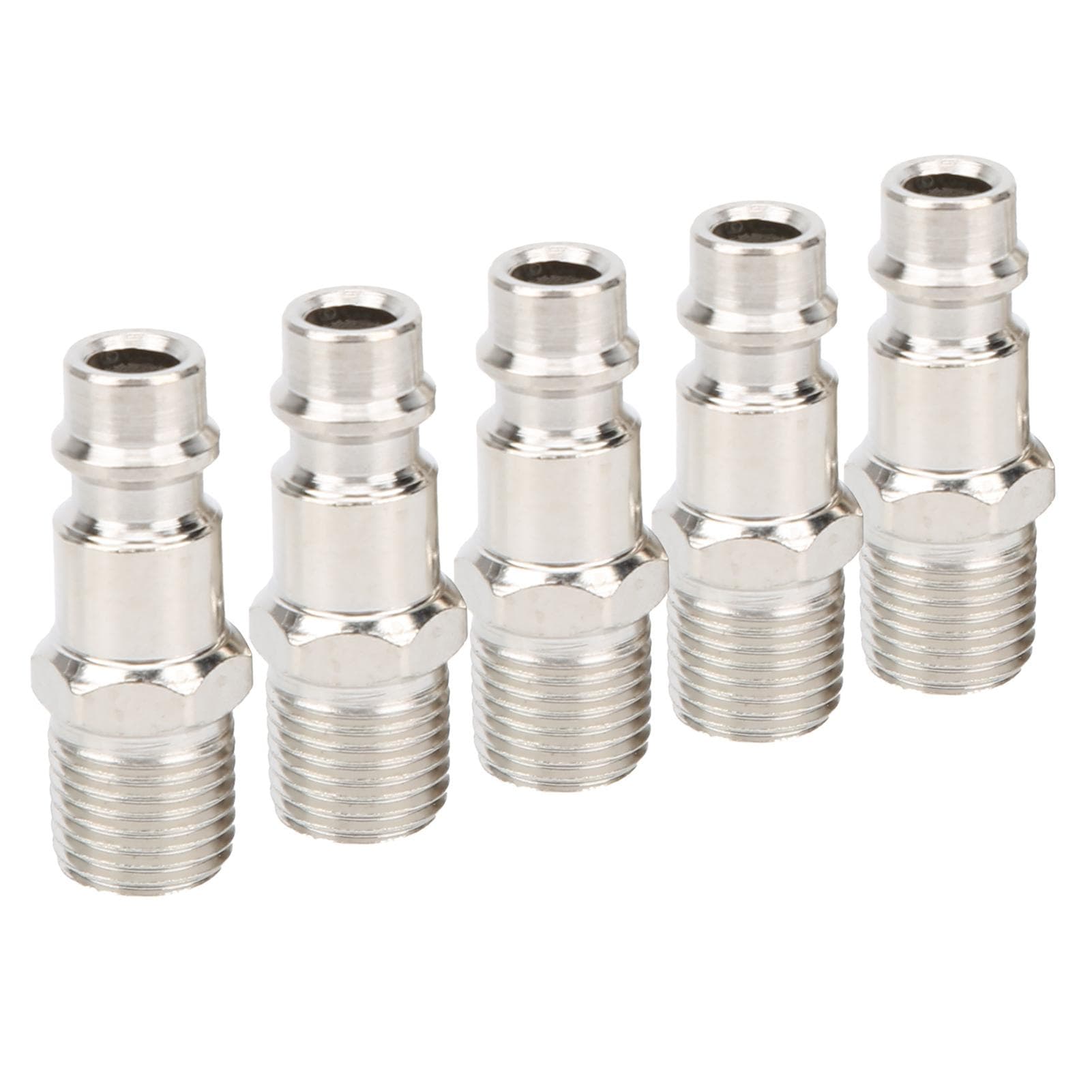 5Pcs Pneumatic Tool Connector European Style Plug Industrial Air Fitting Compressor Accessories