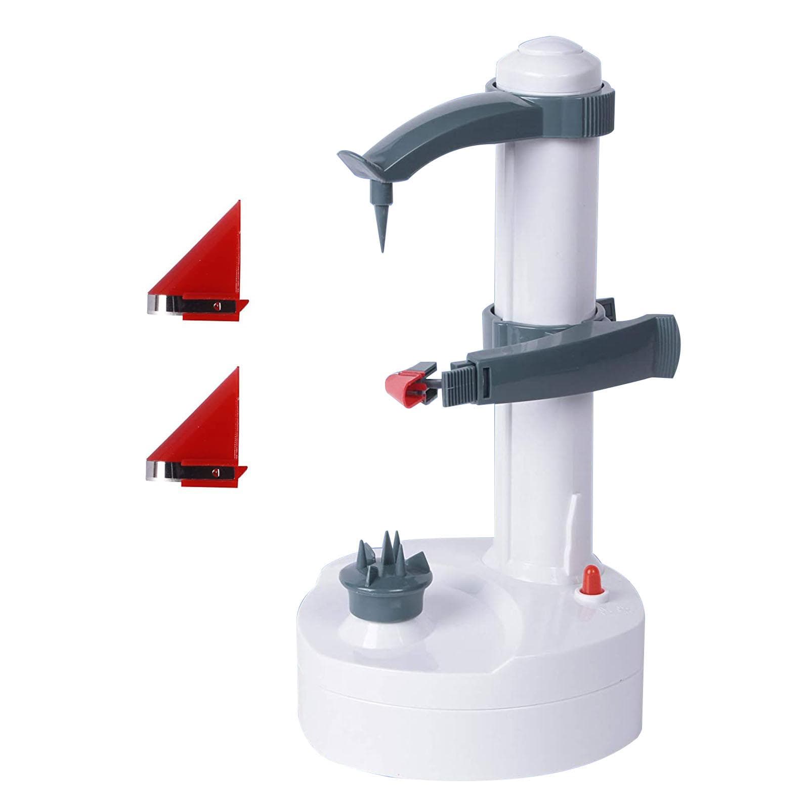 Electric Multifunction Fruit and Vegetable Peeler Potato Peeler Tools Kitchen Accessories Automatic EU Plug white