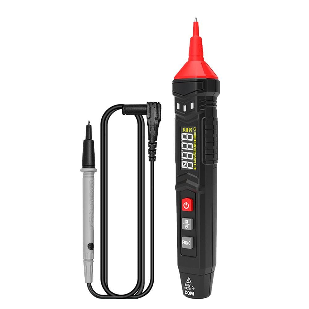 HABOTEST HT121 Pen Type Digital Multimeters Smart Handheld Multi-meter True RMS LCD Display 4000 black
