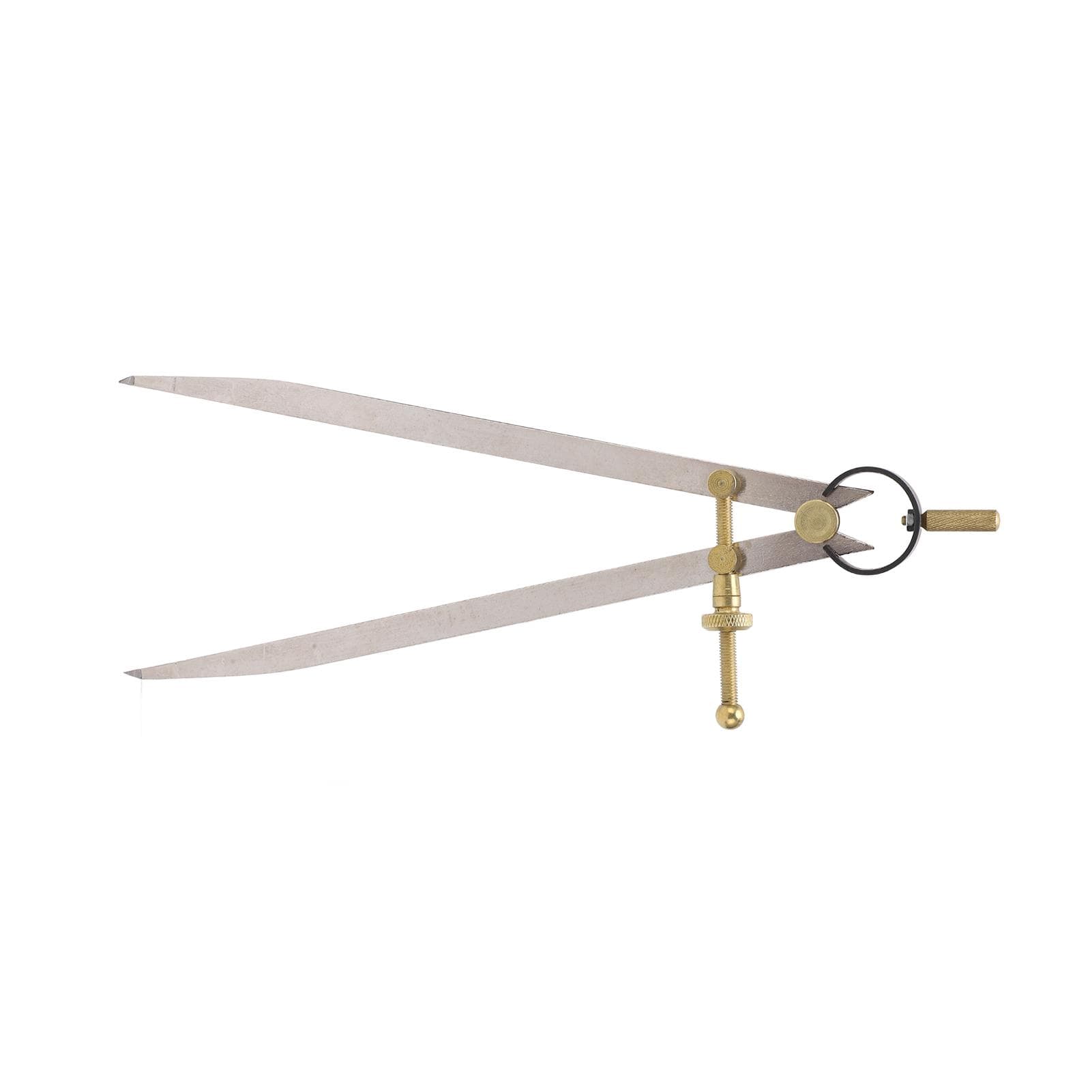 Wing Divider High Accuracy Rust Resistant Gold Adjustable Lockable Leather Divider Gauge for DIY 250mm
