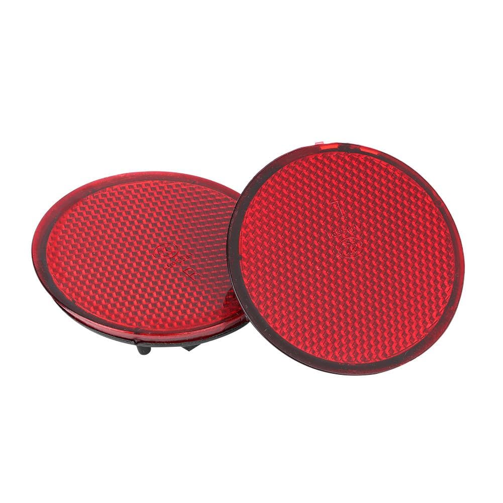 2pcs Red Lens Left & Right Rear Bumper Reflectors 26561JE20A Fit for NISSAN Qashqai 0715