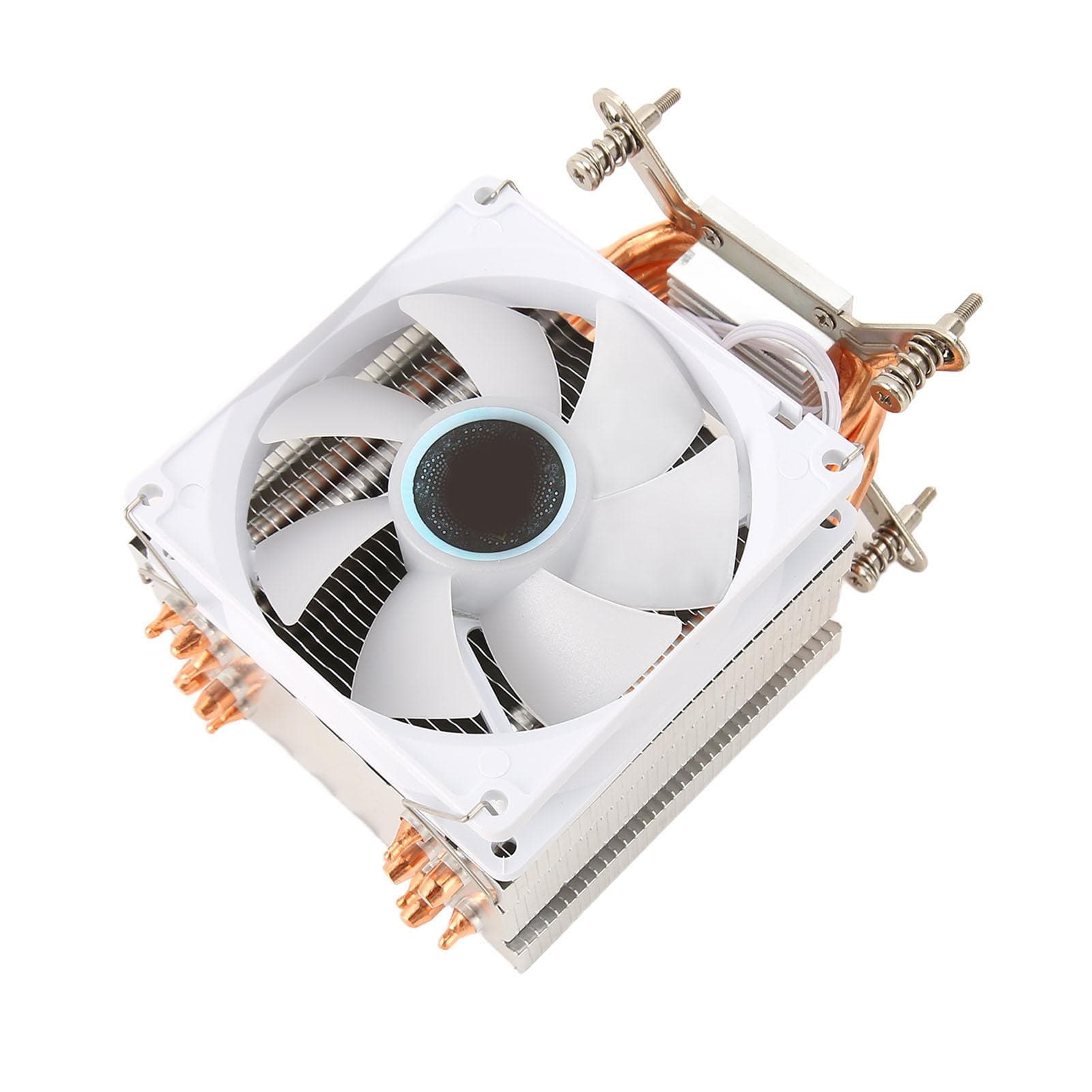 9CM CPU Cooler 6 Copper Heat Pipes Colorful Lighting Effects Quiet 3pin Computer CPU Cooling Fans