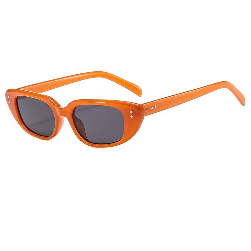 New Rice Nail Sunglasses For Women UV Protection Narrow Frame Cat Eye Sunglasses Z3355 Fashion Accessories