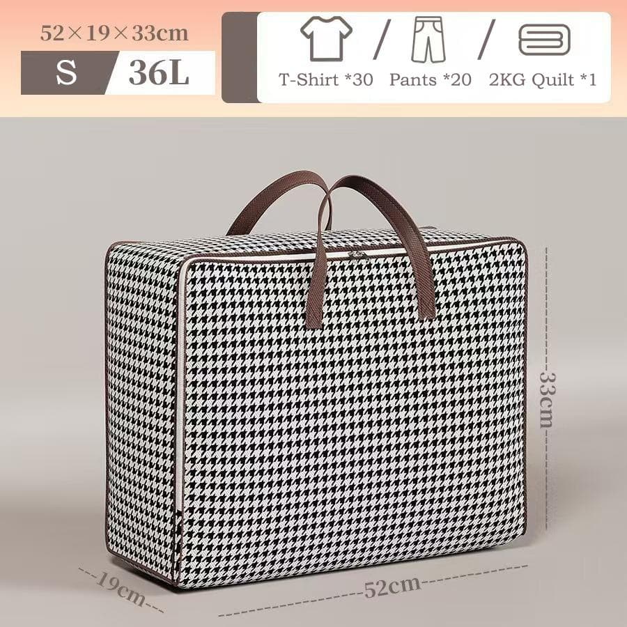 Large Capacity Waterproof Moving Storage Bags For Clothes Bedding Home Organizer Student Luggage Travel Durable Reusable Packing Bags 36L