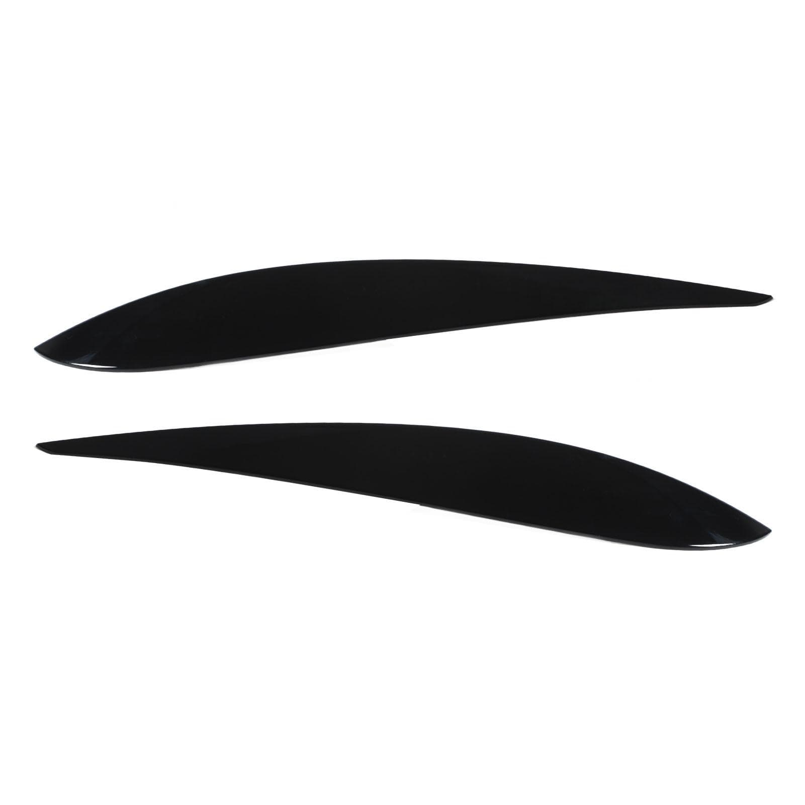 2Pcs Front Headlight Eyebrow Eye Lid Cover Trim Glossy Black for MK4 9N3 All Model 2005?2009