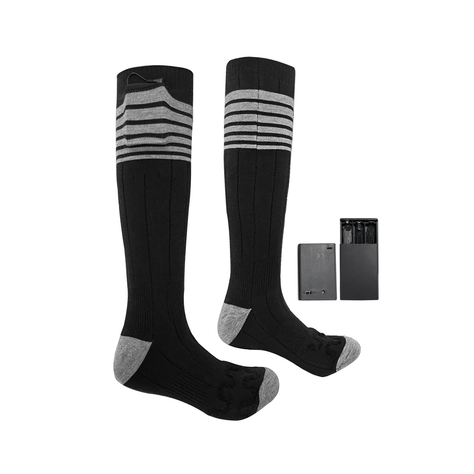 Heated Socks Winter Sports Thermal Long Battery Life Battery box style