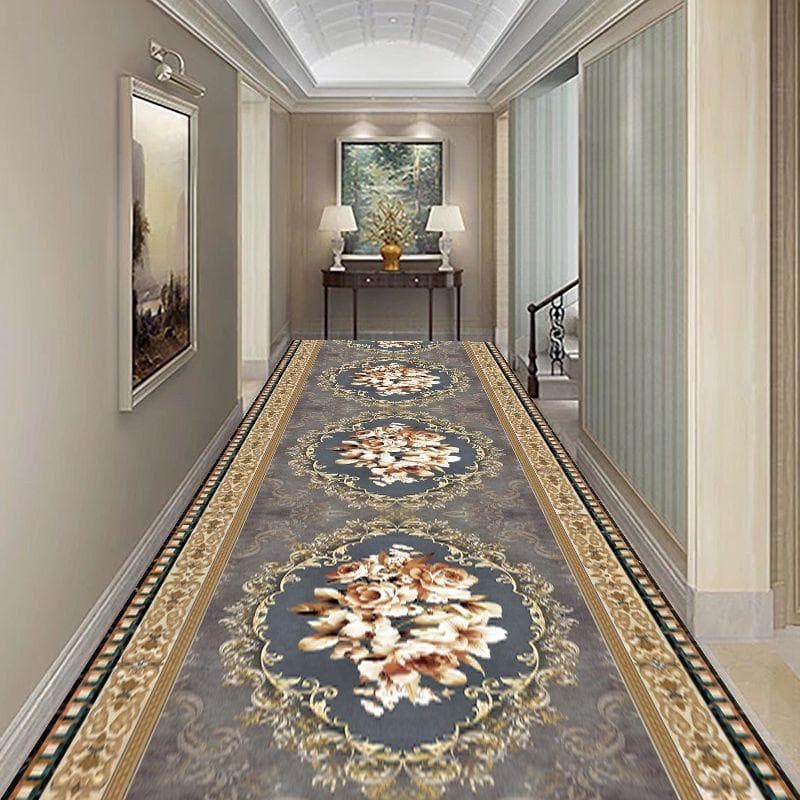 All Size Hallway Carpet Wedding Corridor Rug Stairs Carpet Home Floor Runners Rugs Hotel Entrance Aisle Floor Long Rug Bedroom Customized size
