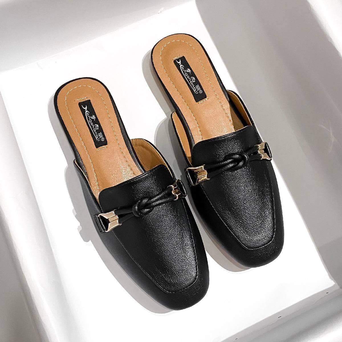 Baotou Half-slippers Women's New Lazy Shoes Outerwear Fashion Summer Sandals Trendy Half-slippers 43