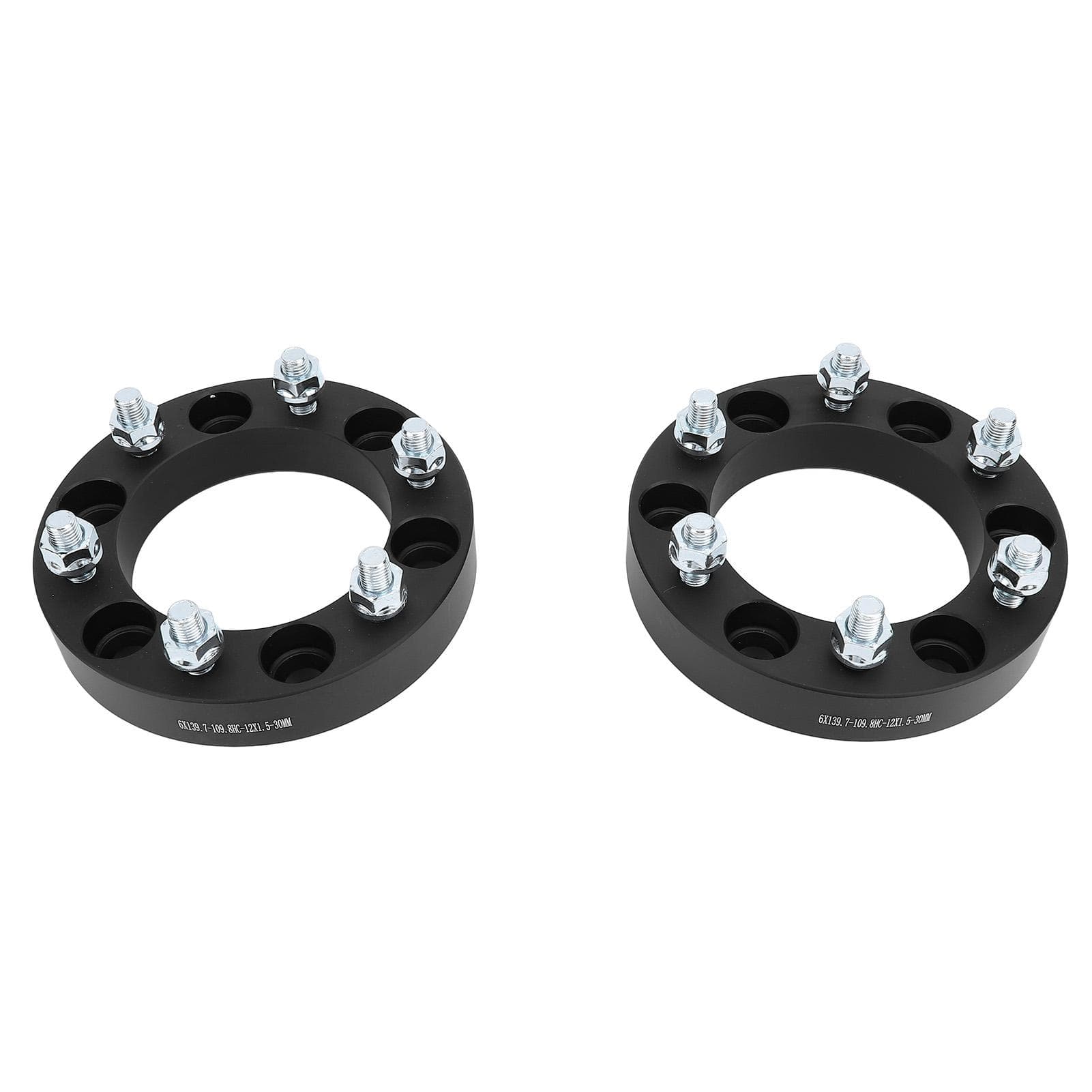 4PCS 30MM 6 Stud Wheel Spacers Aluminium Alloy Wheel Spacers Adapters Replacement for Mitsubishi