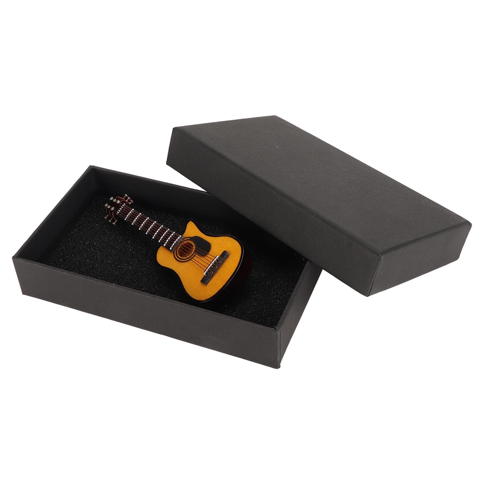 Guitar Brooch Lifelike Fashionable Resin Miniature Musical Instrument Lapel Pin for Music Graduates