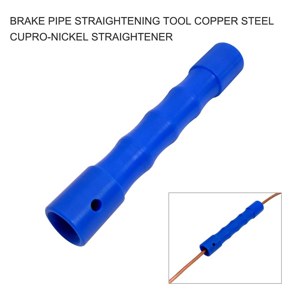 Brake Pipe Straightening Tool Copper Steel Cupro-Nickel Straightener blue