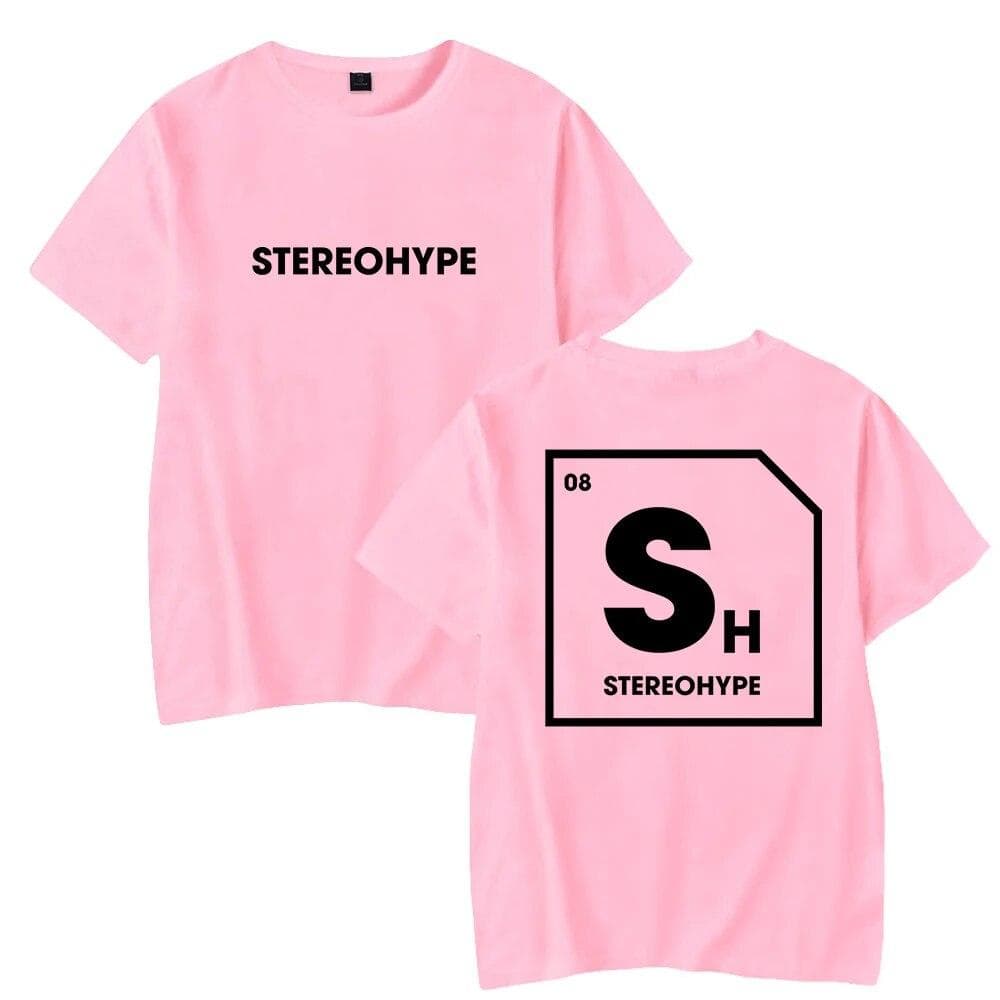 James Hype Stereohype T-shirt Crewneck Short Sleeve Tee Unisex Women's Tshirt Hip Hop Clothes Unisex 3XL