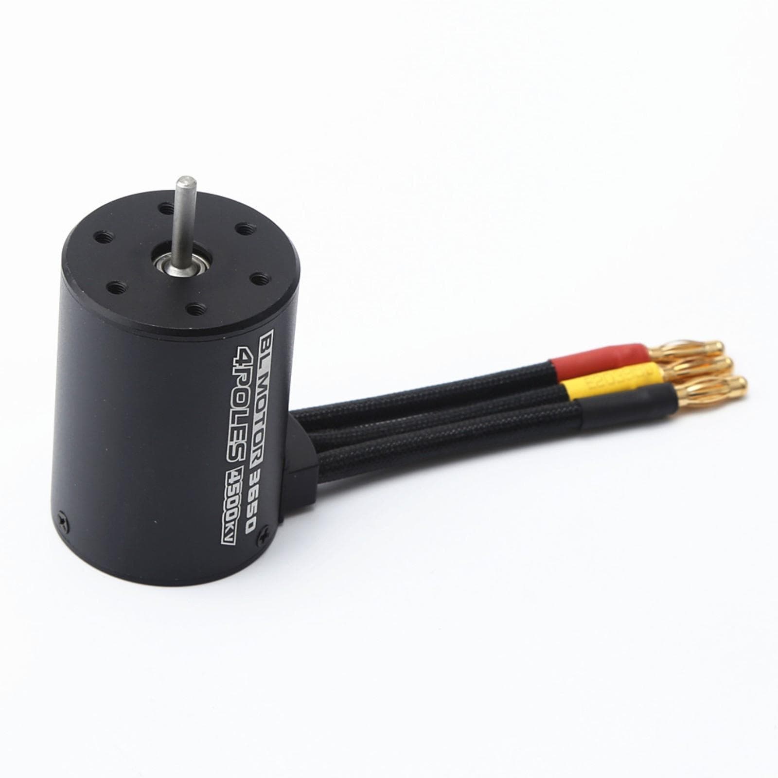 3650 4500KV Brushless Motor Replacement for HSP HPI Wltoys 1:8 / 1:10  Remote Control Car and Boat 4500KV black