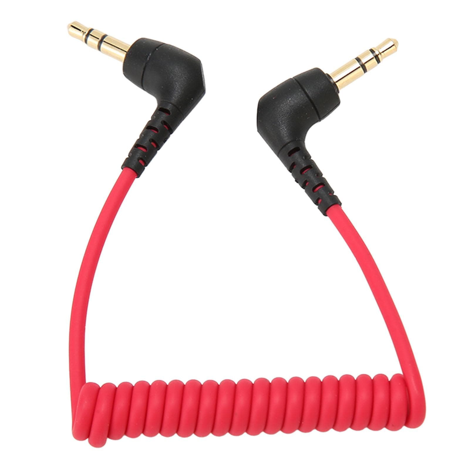 3.5mm TRS to TRS Microphone Cable Noise Elimination 3.5mm TRS Patch Cable for BOYA for Rode SC2