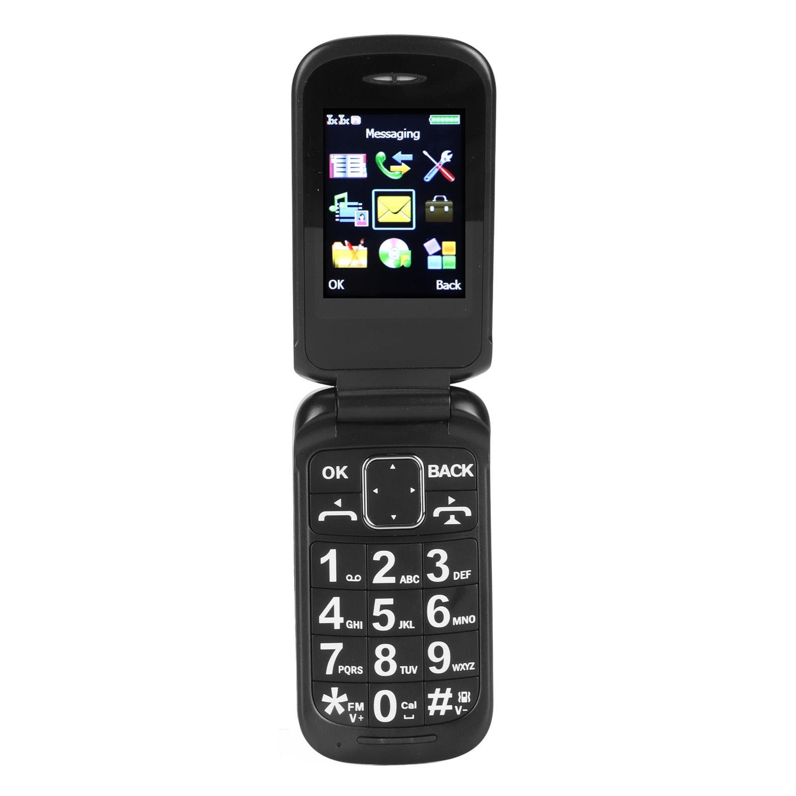 F899 Folded Senior Mobile Phone Dual SIM 2800mAh Battery Flip Cell Phone for Seniors The Elderly