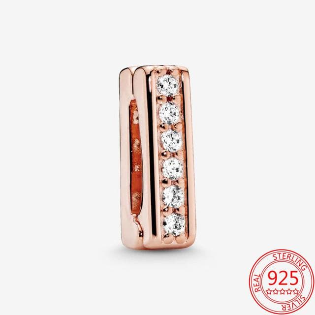 Authentic 925 Sterling Silver Timeless Sparking Clip Charm Fit Original Reflexions Bracelet Making Trendy Wedding Party Jewelry