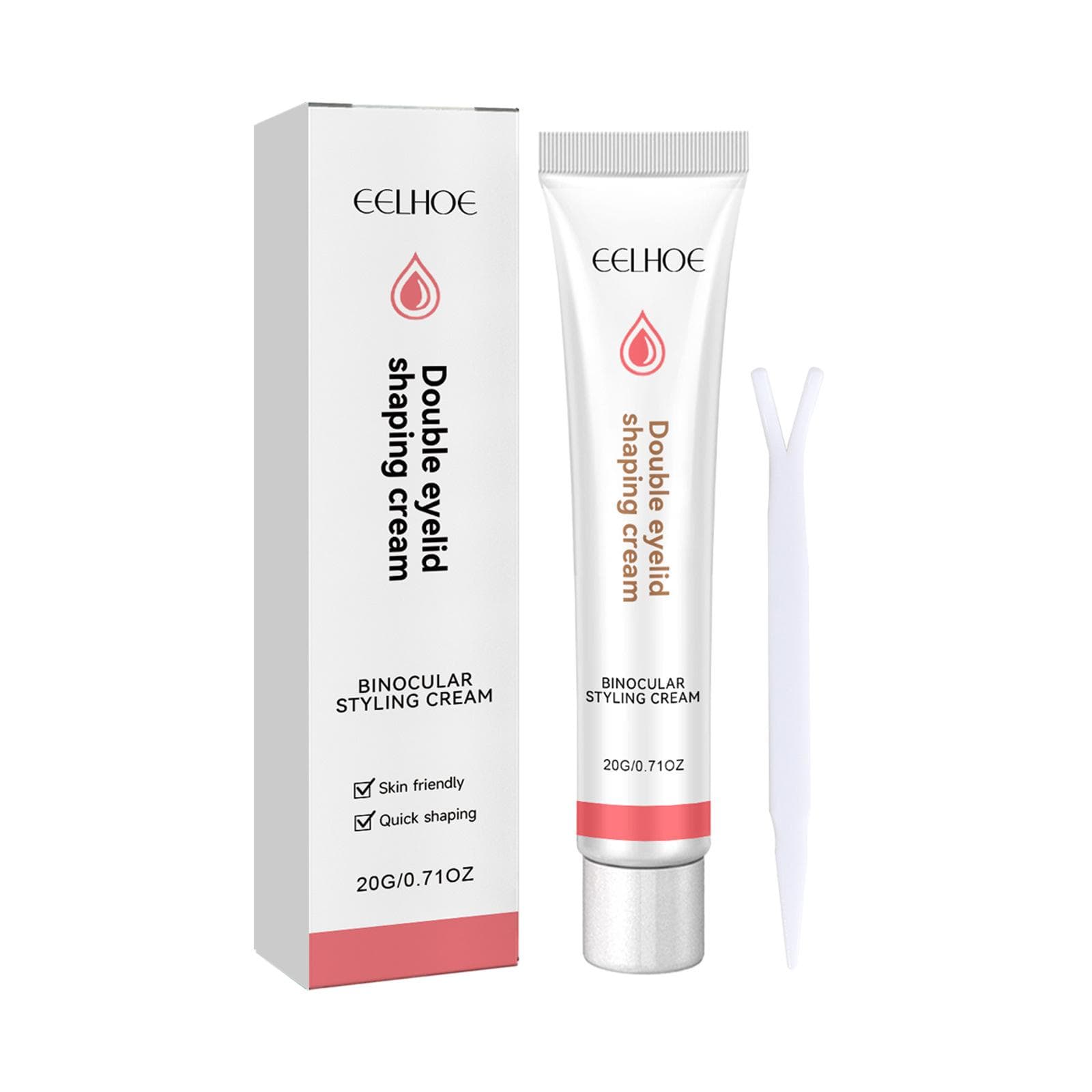 Eelhoe Big Double Eyelids Styling Shaping Cream Practical Eyelid Glue Professional Invisible Lasting Lift Eyes Beauty Makeup Tools 20g 20g boxed