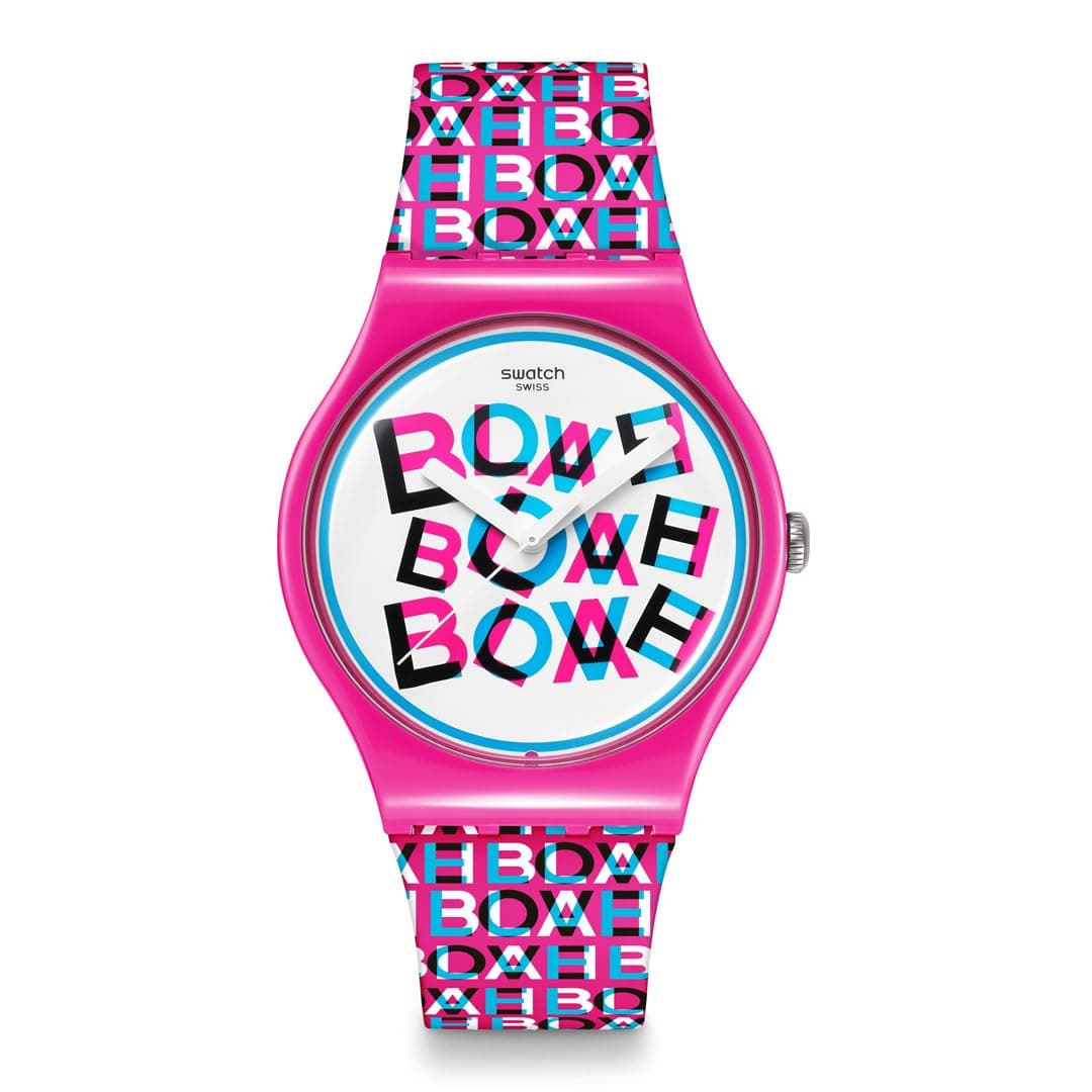 Swatch NEW GENT BIOSOURCED LOVE BLAH Pink & Watch, SO29Z156, Unisex, pink