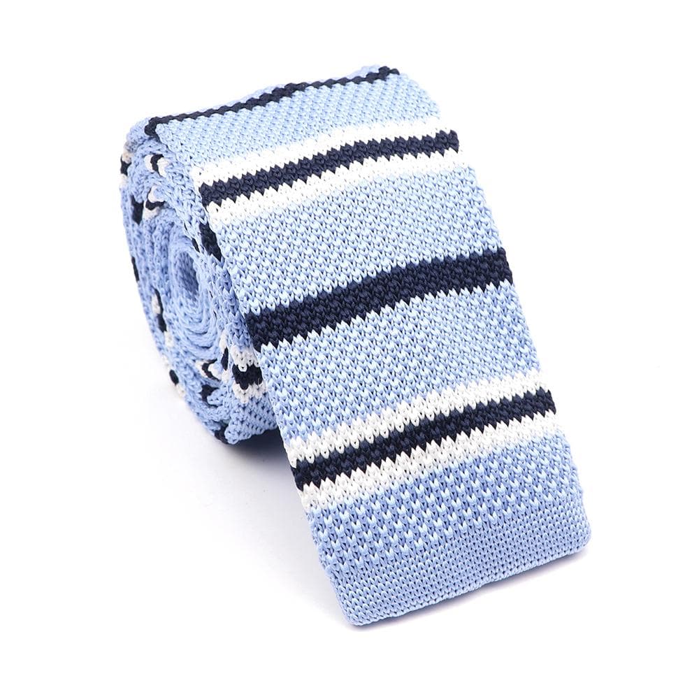 Men's, Solid Color, Knitted Tie, Leisure, Slim Neckties, Wedding, Business,