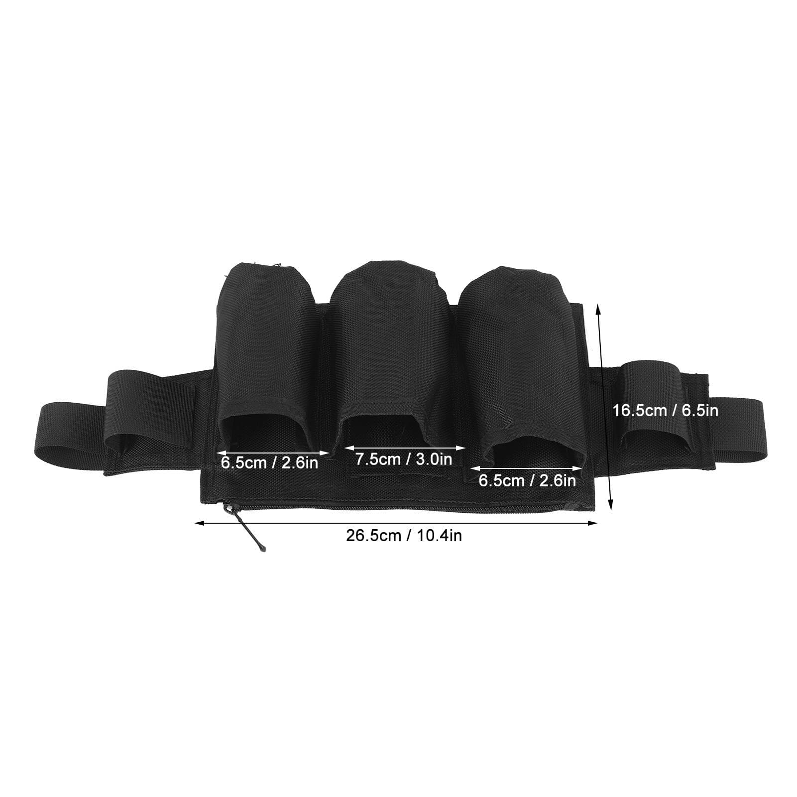Garden Tool Belt 6 Pockets 2 Straps Waterproof Oxford Fabric Adjustable Gardening Tool Pouch for